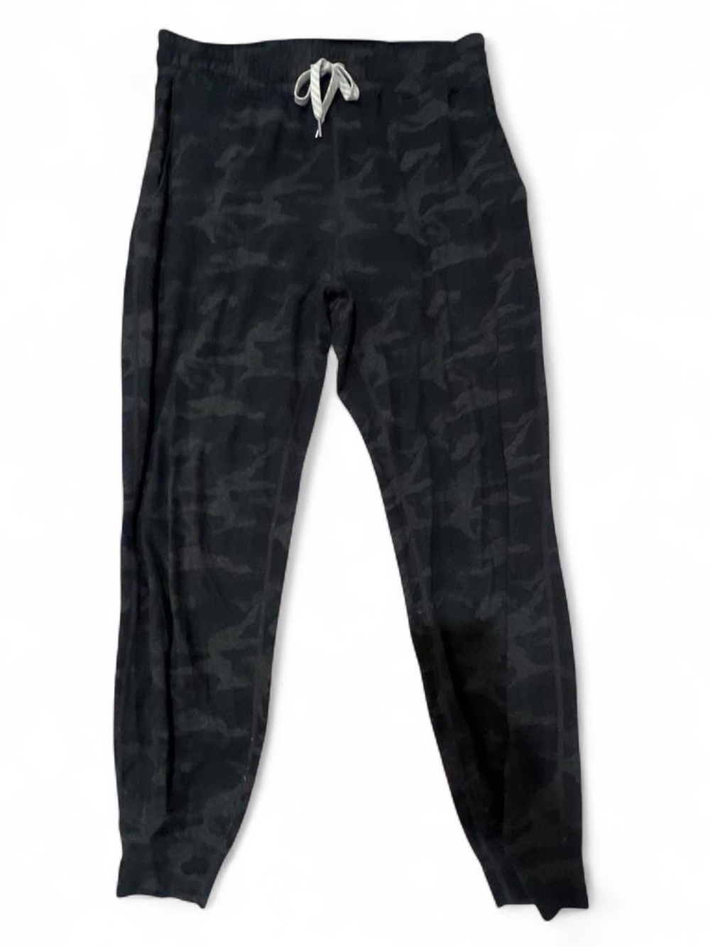 Vuori Black Camo Joggers with Contrast Drawstring